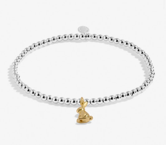 Kids' A Little 'Happy Easter' Bracelet In Silver And Gold Plating