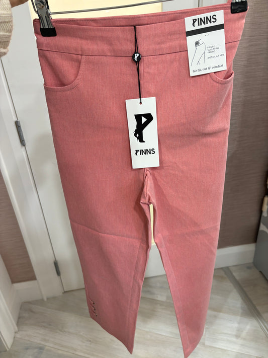 PINNS Coral 408C Crop Eyelet Trouser