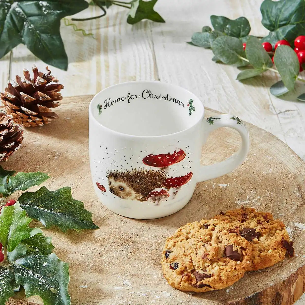 Wrendale Designs Home for Christmas Mug