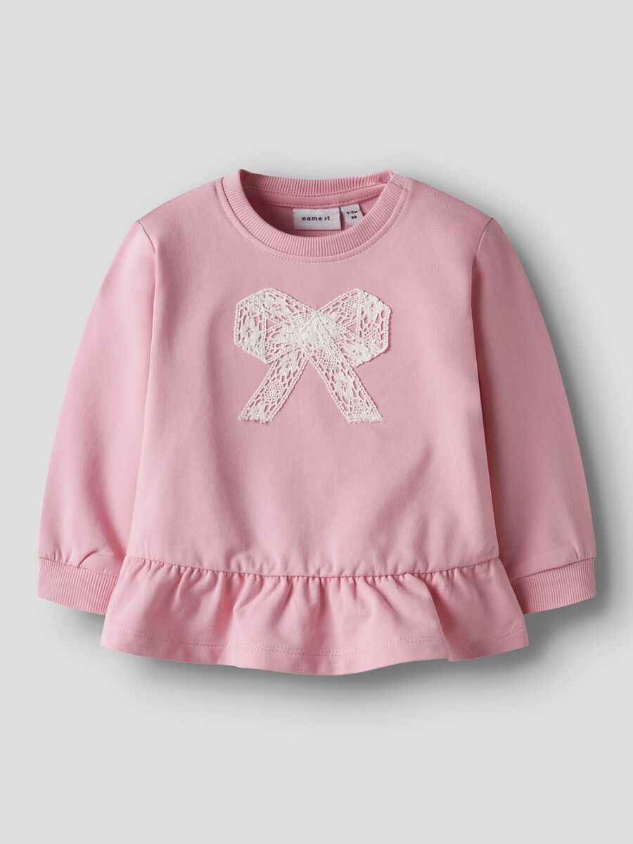 ORGANIC COTTON SWEATSHIRT Cameo Pink