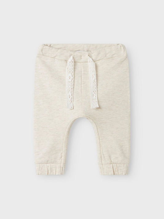 ORGANIC COTTON TROUSERS Peyote Melange