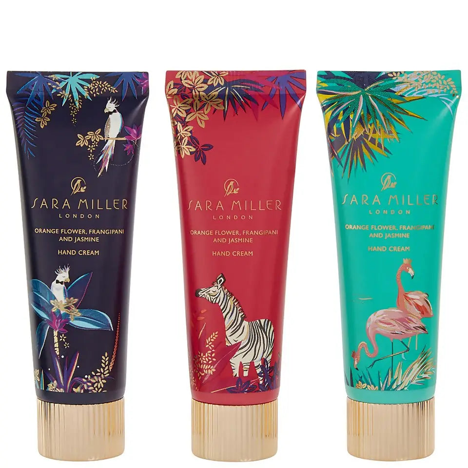 SARA MILLER Tahiti Hand Cream Trilogy 3 x 30ml