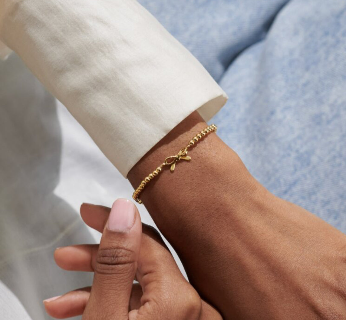 A Little 'Thank You' Bracelet In Gold Plating