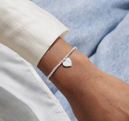 A Little 'You're Going To Be A Grandma!' Bracelet In Silver Plating