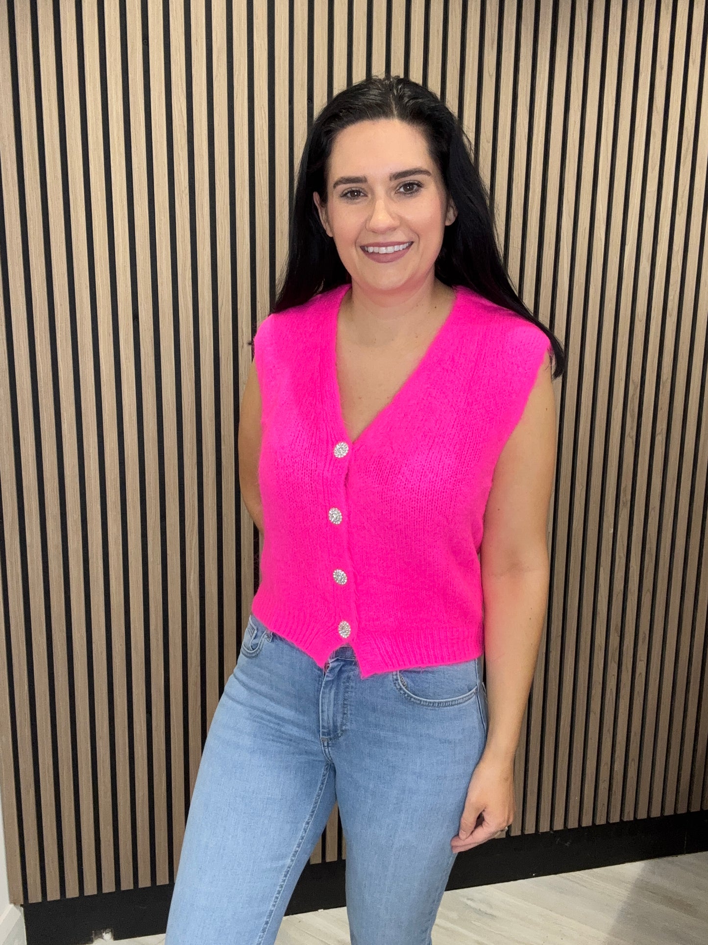 Aveen Waistcoat - Pink