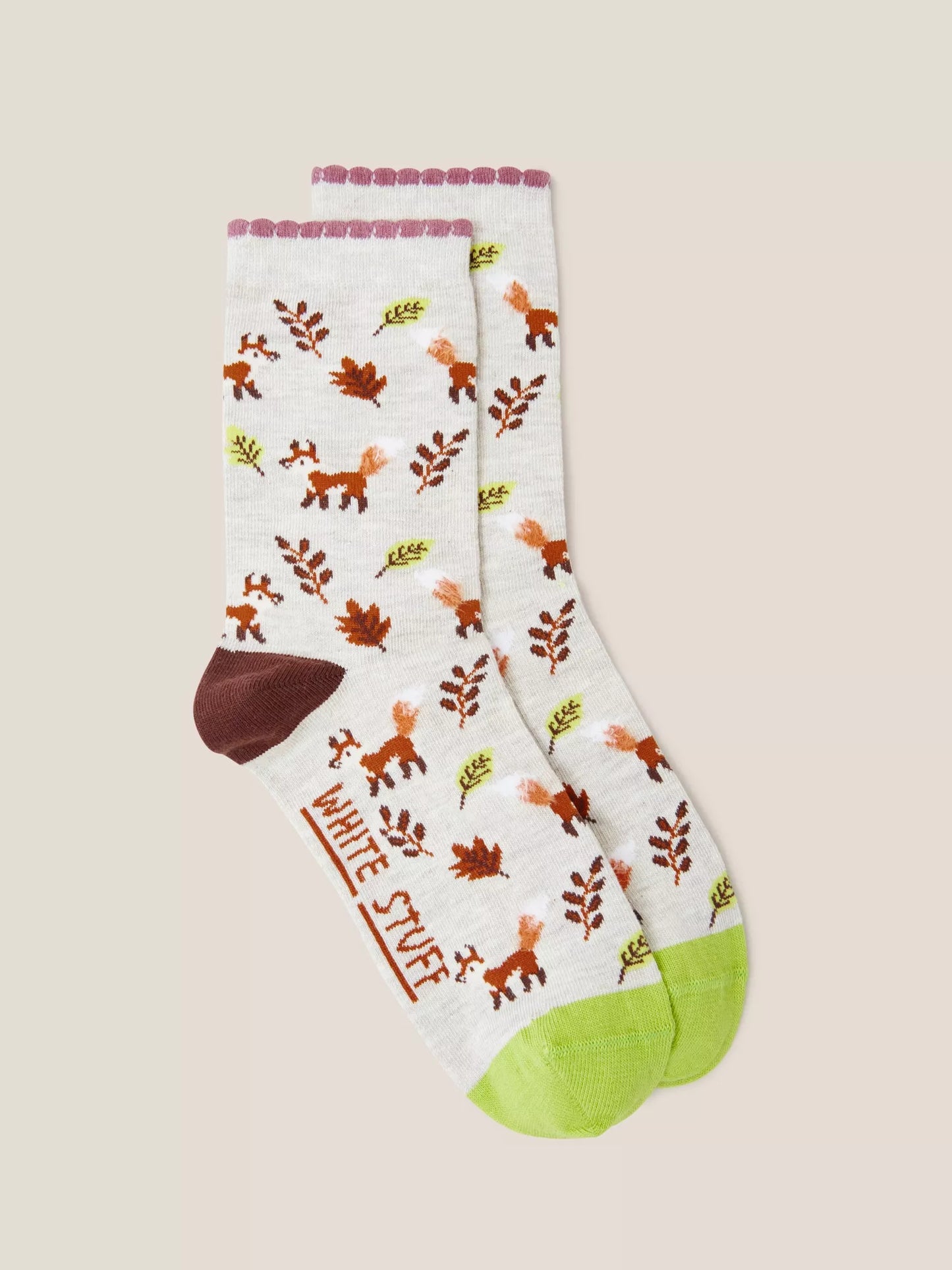 FLUFFY FOX SOCKS