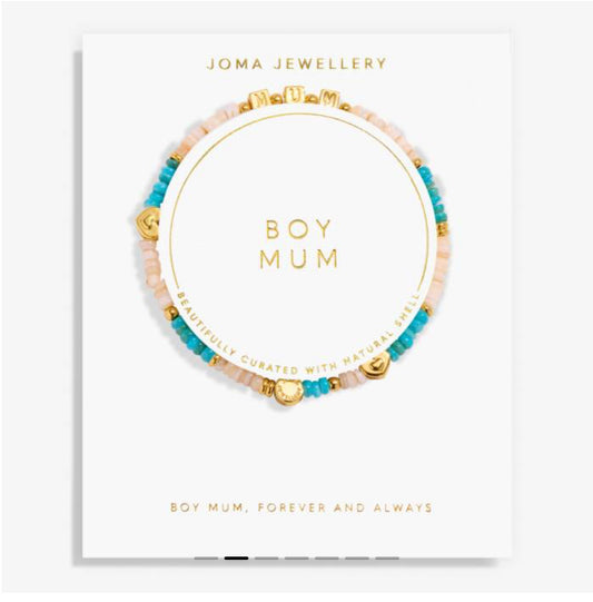 Happy Little Moments ' Boy Mum ' Bracelet