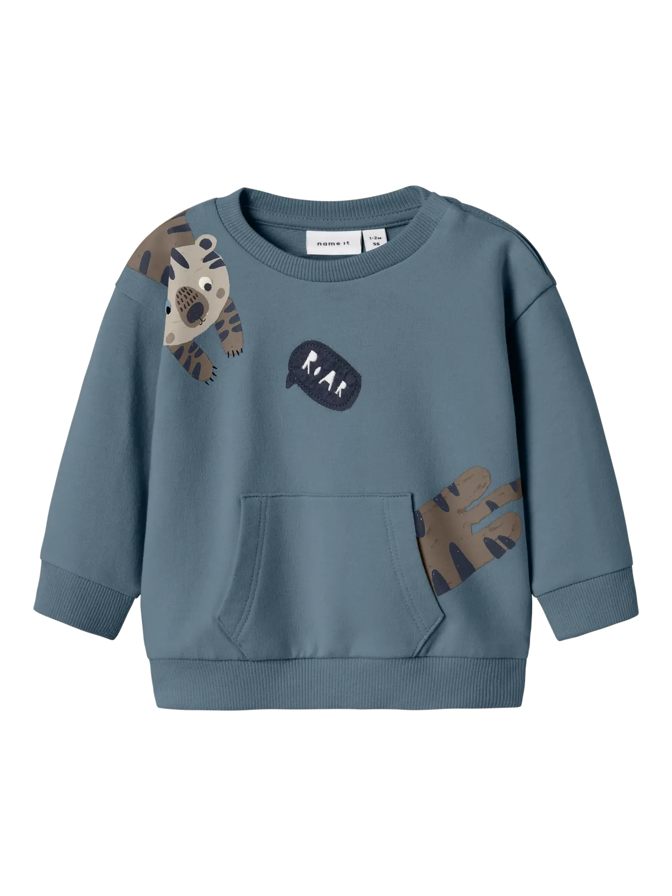 ORGANIC COTTON SWEATSHIRT Blue Mirage