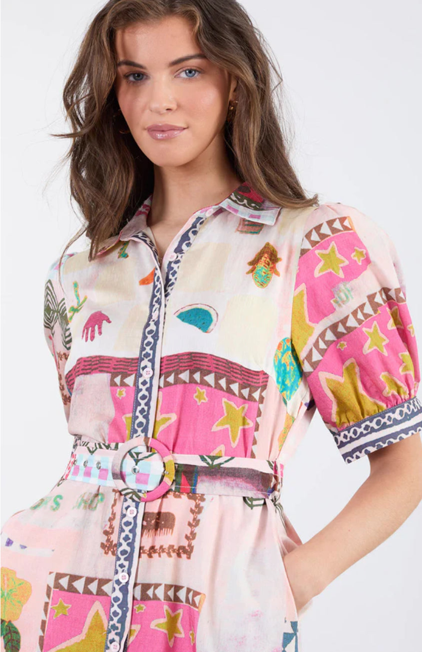 MA81209 Patterned Marc Dress