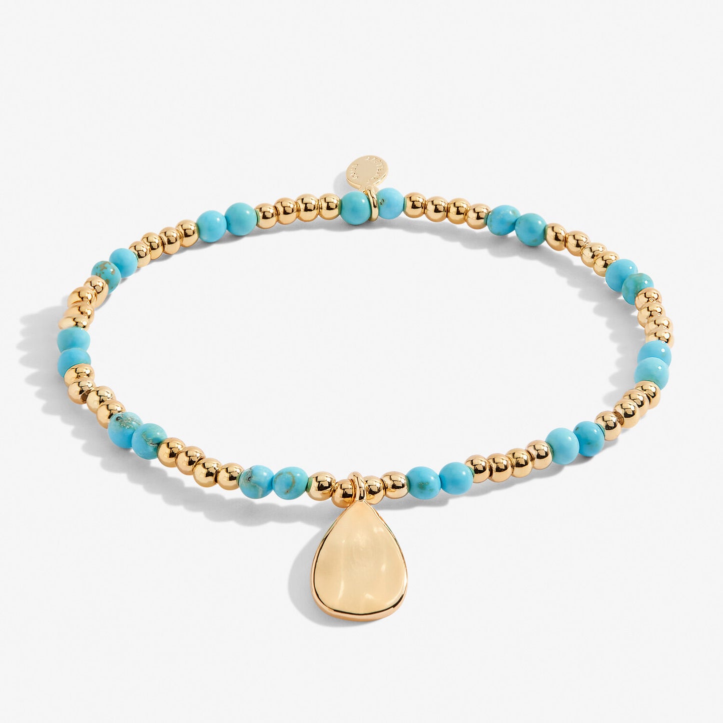 A Little Birthstone 'December' Gold Bracelet