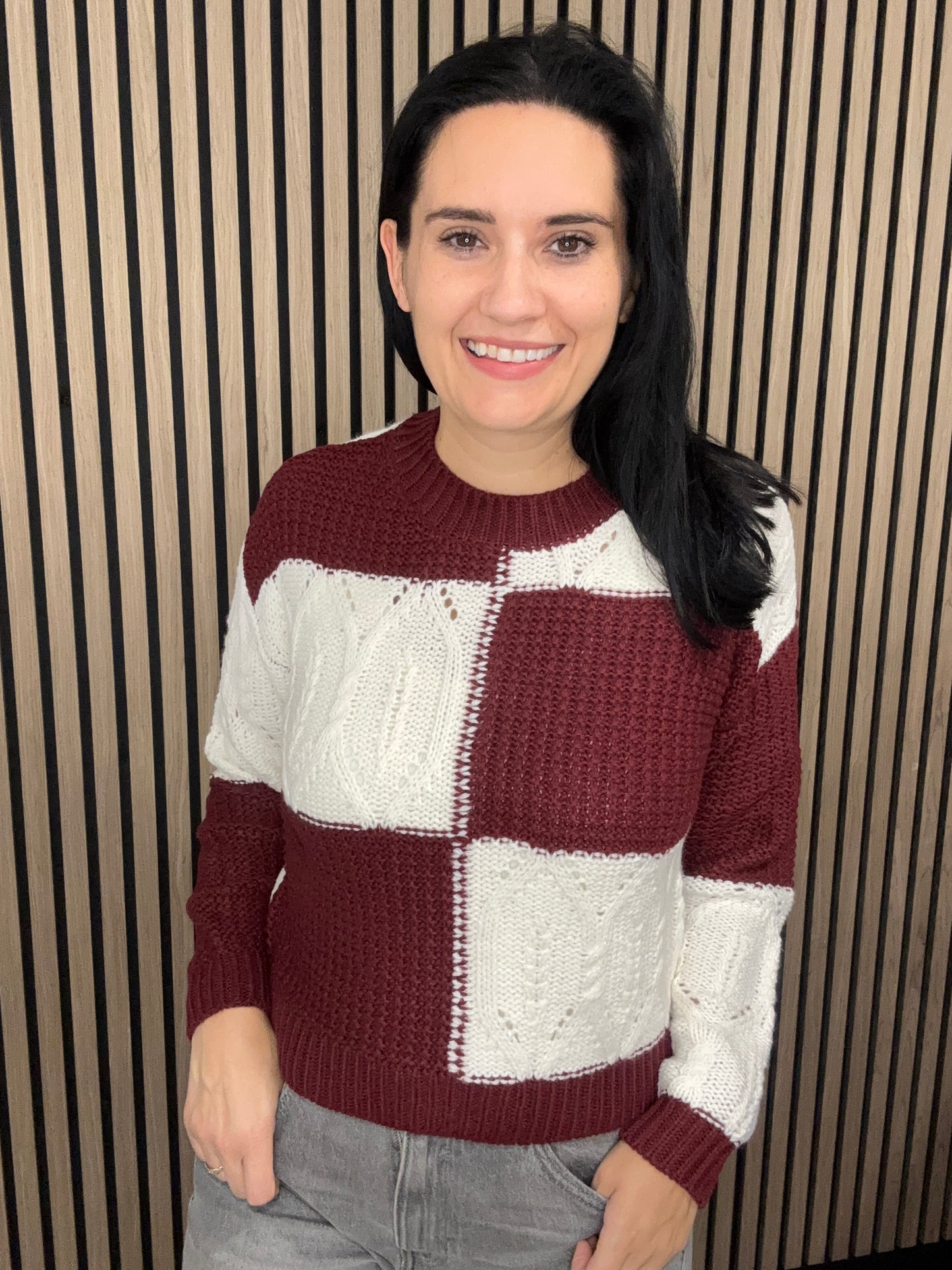 Claire Pullover - Cabernet CLOUD DANCER