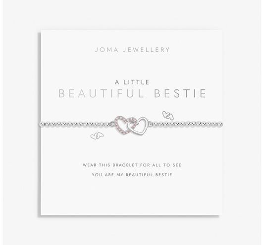 A Little 'Beautiful Bestie' Bracelet in Silver Plating