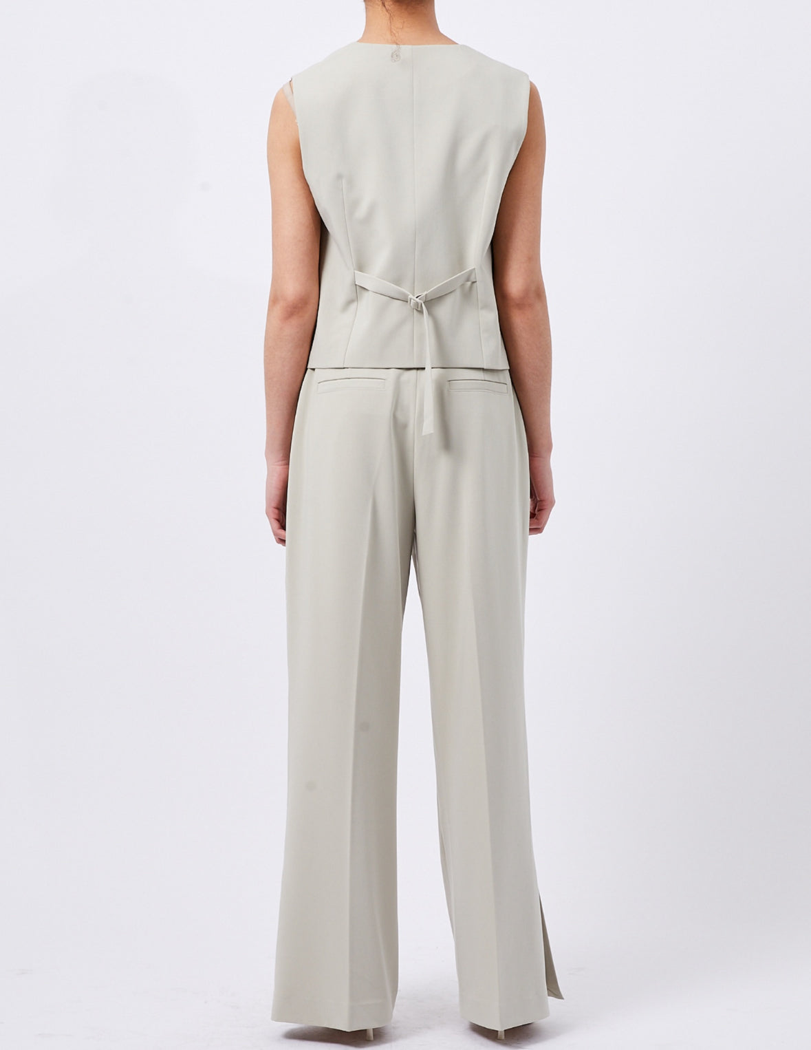 Angie Suiting Waistcoat - PISTACHIO GREEN