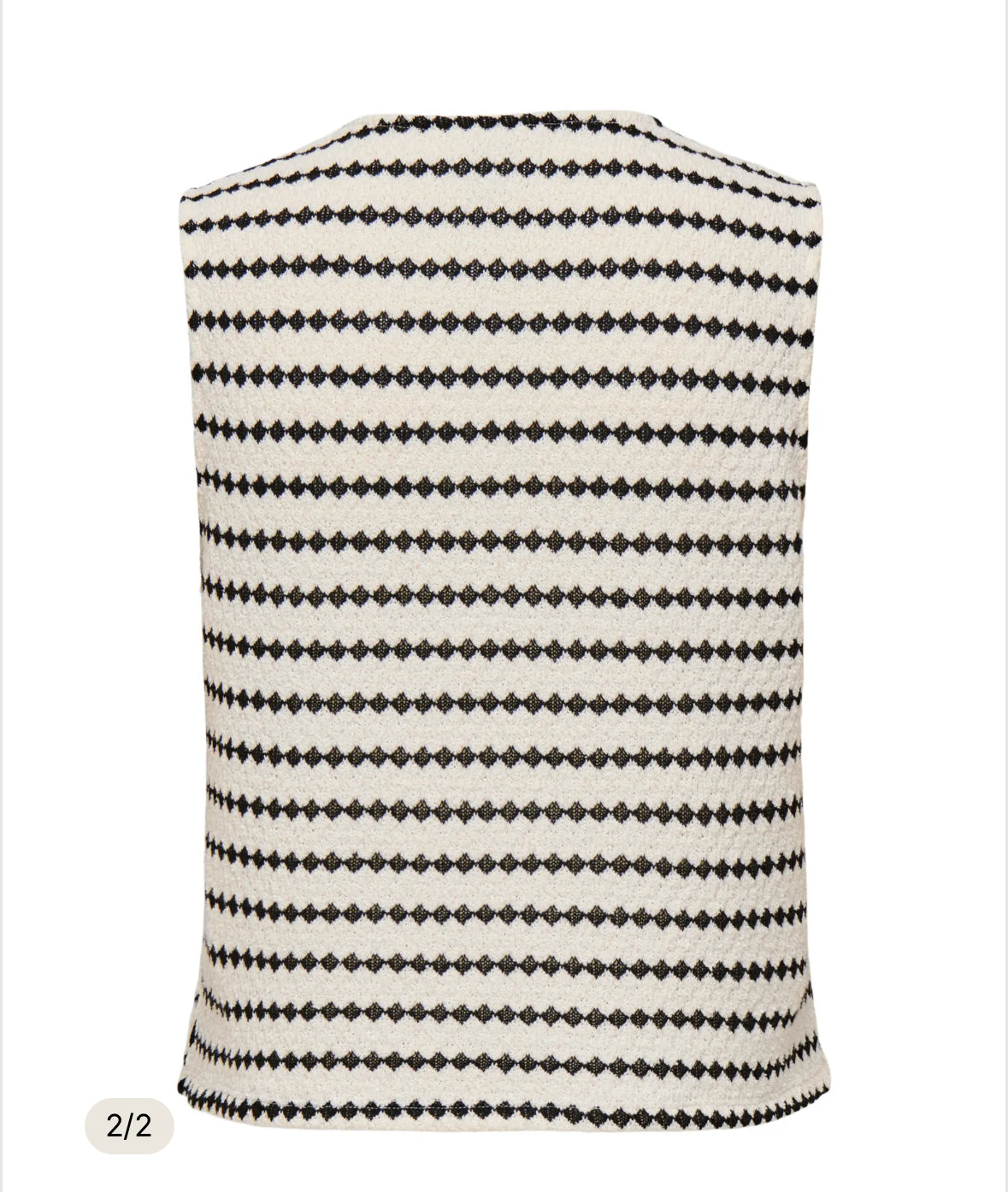 ONLEVA S/L SHORT STRIPE VEST JRS Cloud Dancer 15348624