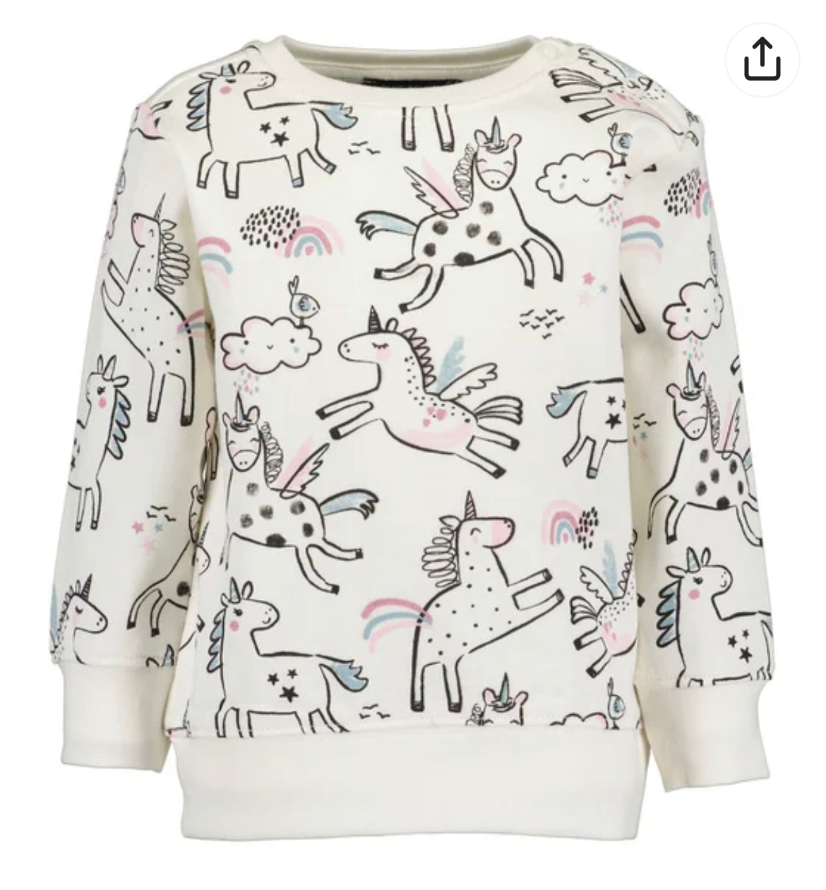 Unicorn Jumper - 957070 Blue Seven