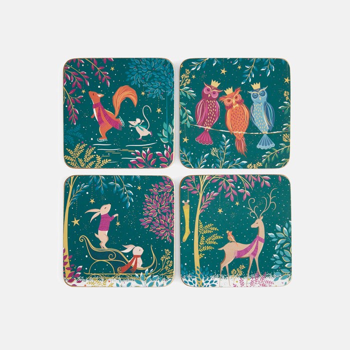 Woodland Tales Placemat Collection - Coasters