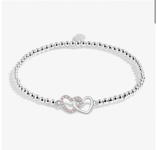 A Little 'Beautiful Bestie' Bracelet in Silver Plating