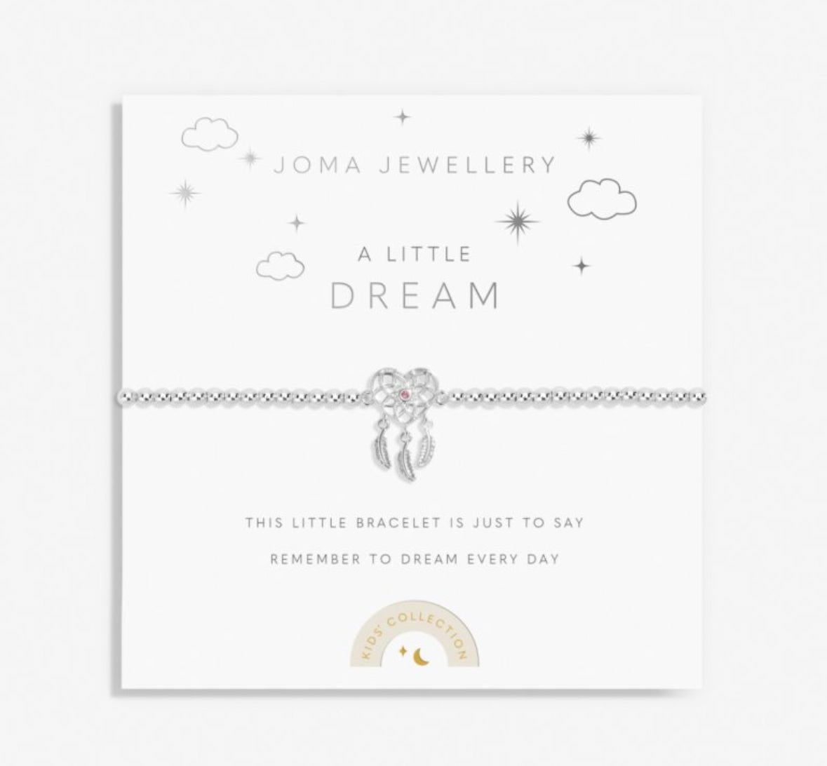 Kids' A Little 'Dream' Bracelet In Silver Plating