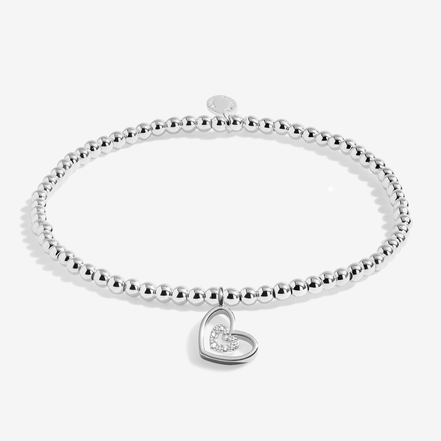 Christmas A Little 'Merry Christmas Wonderful Grandma' Bracelet In Silver Plating