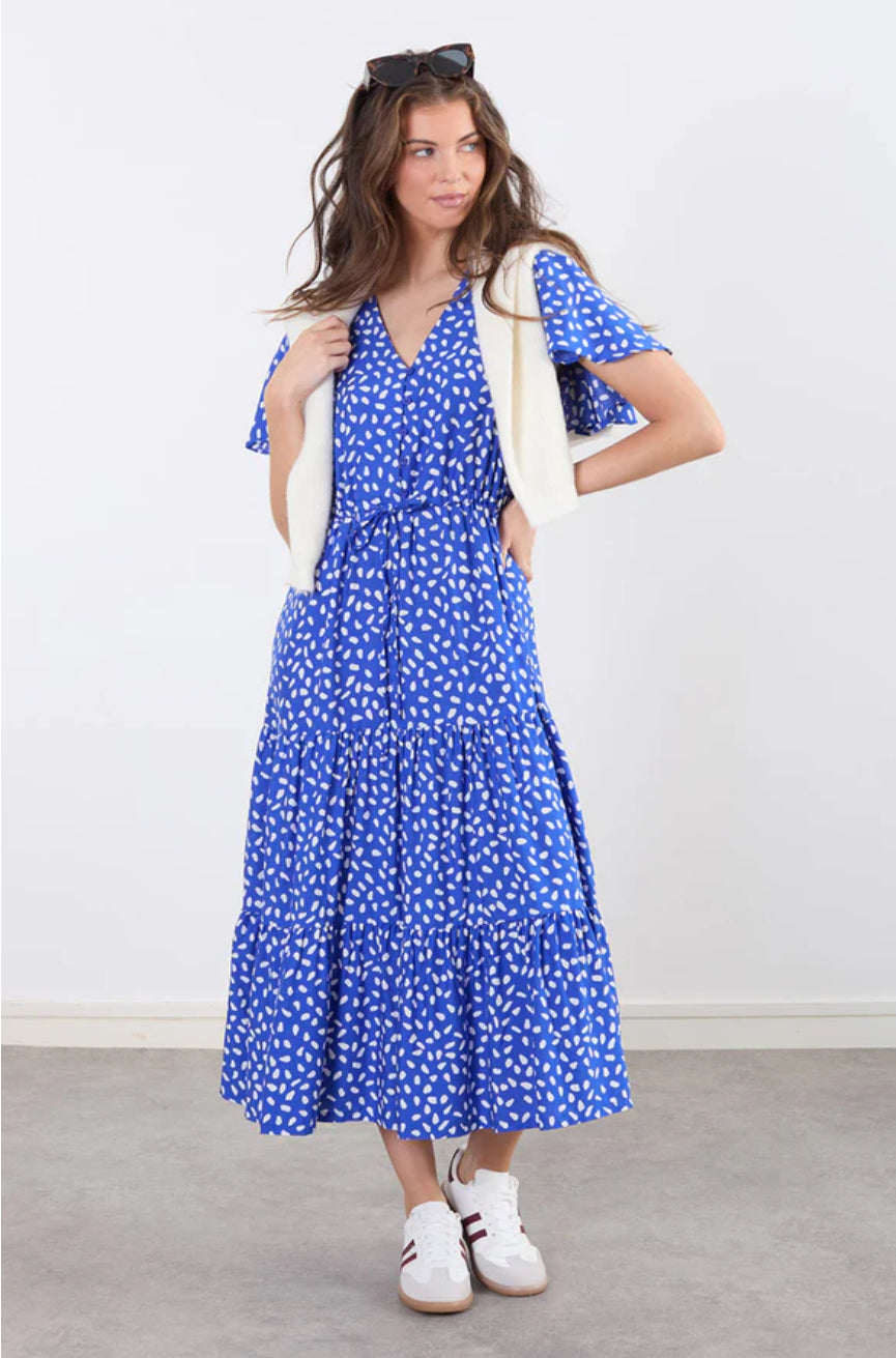 MA81208 Blue Marc Dress