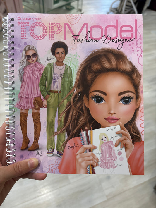 Create Your TOPModel Colouring Book