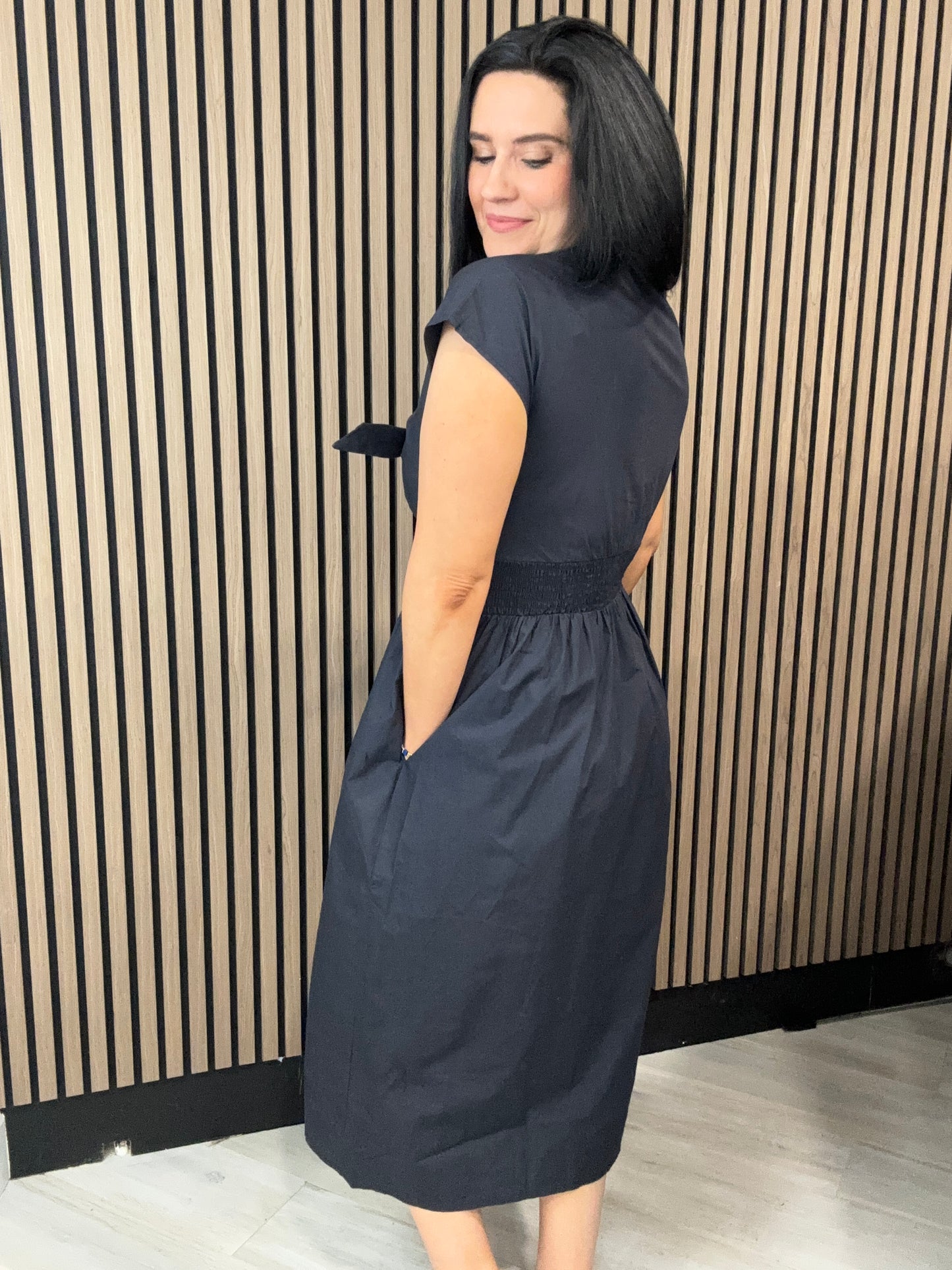 Barletta Poplin Tie Dress