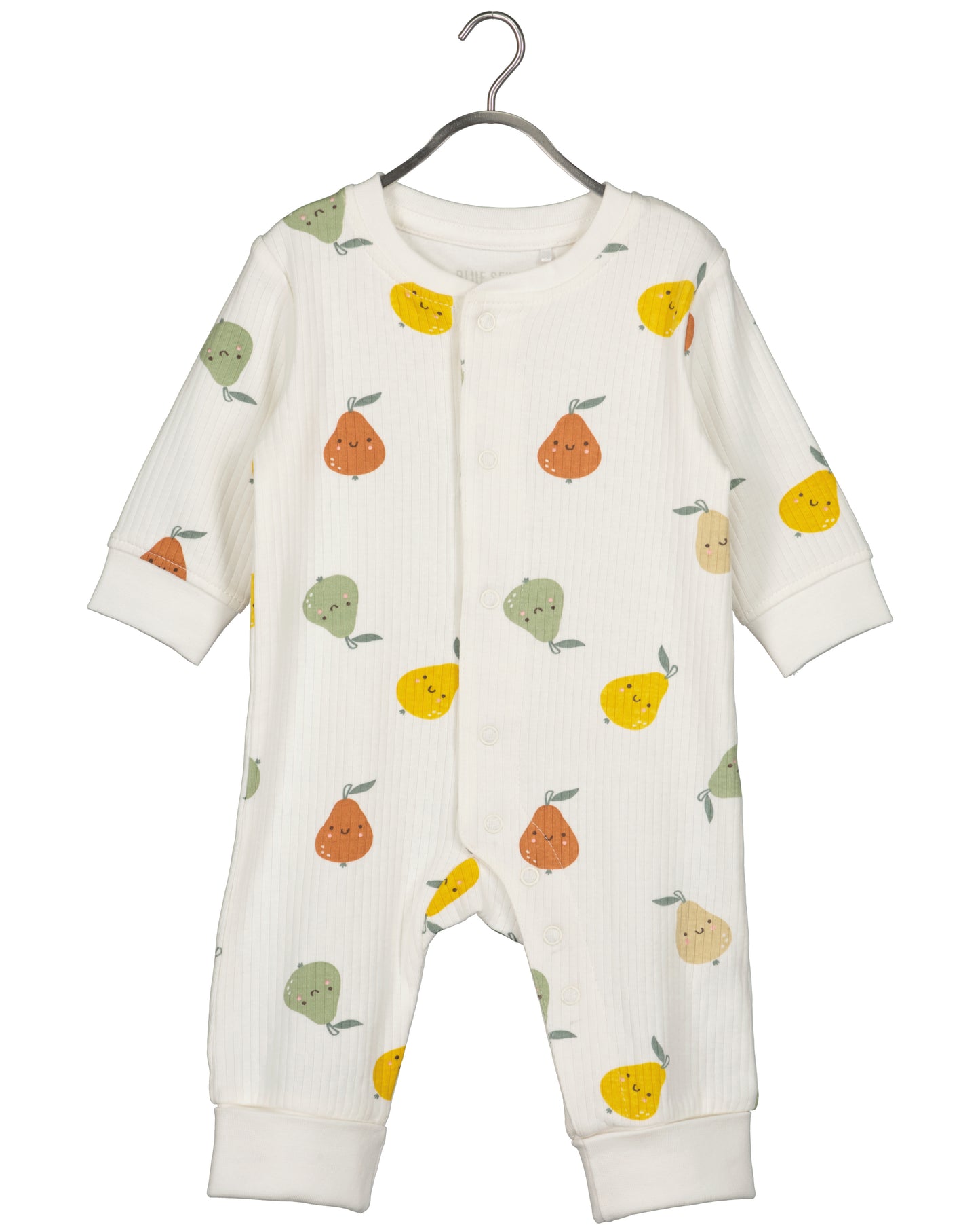 White pear fruit onesie colourful