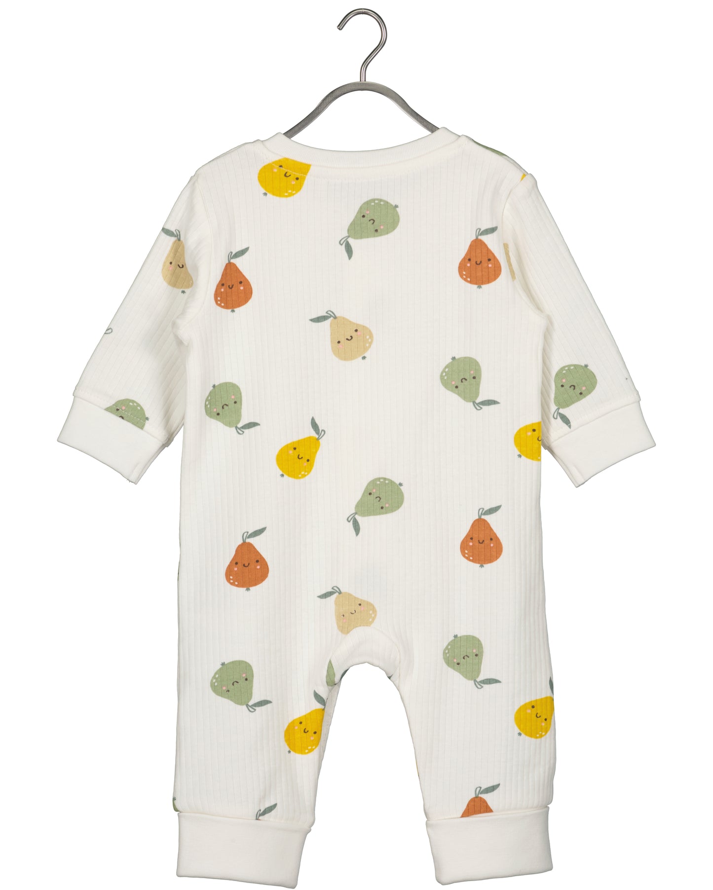 White pear fruit onesie colourful