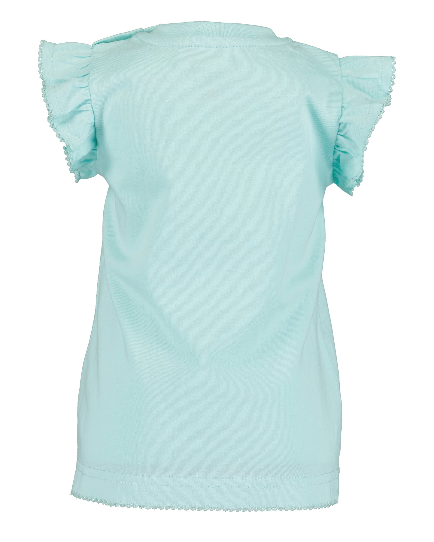 Aqua rainbow top and white legging 2pc set