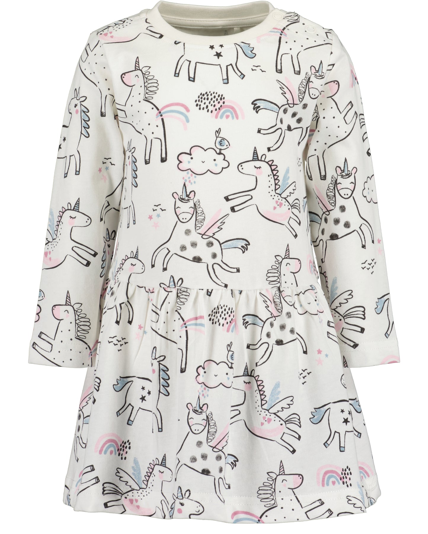 Unicorn print jersey dress
