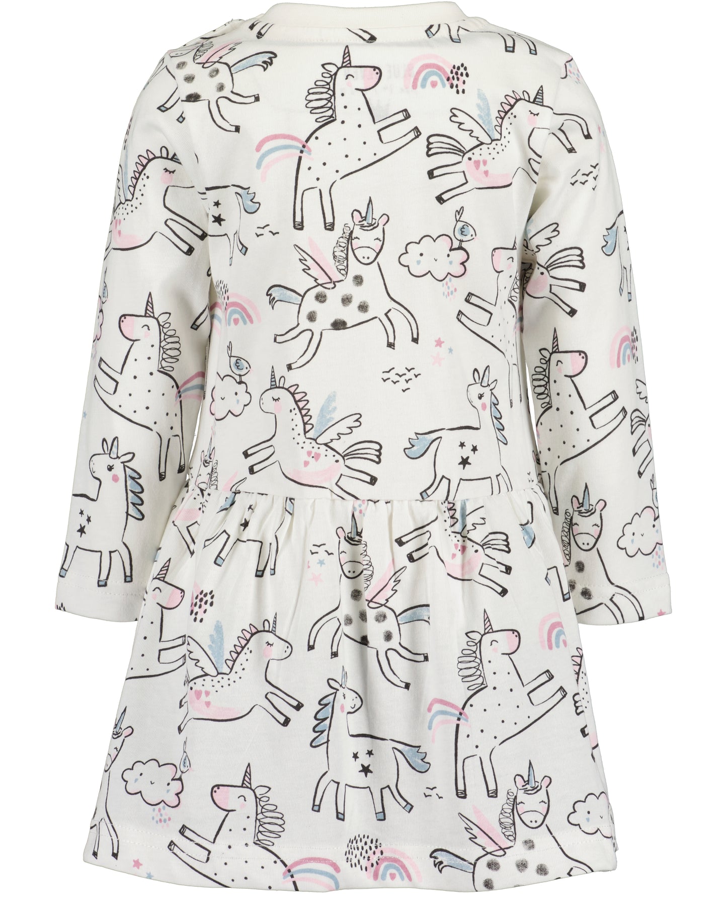 Unicorn print jersey dress
