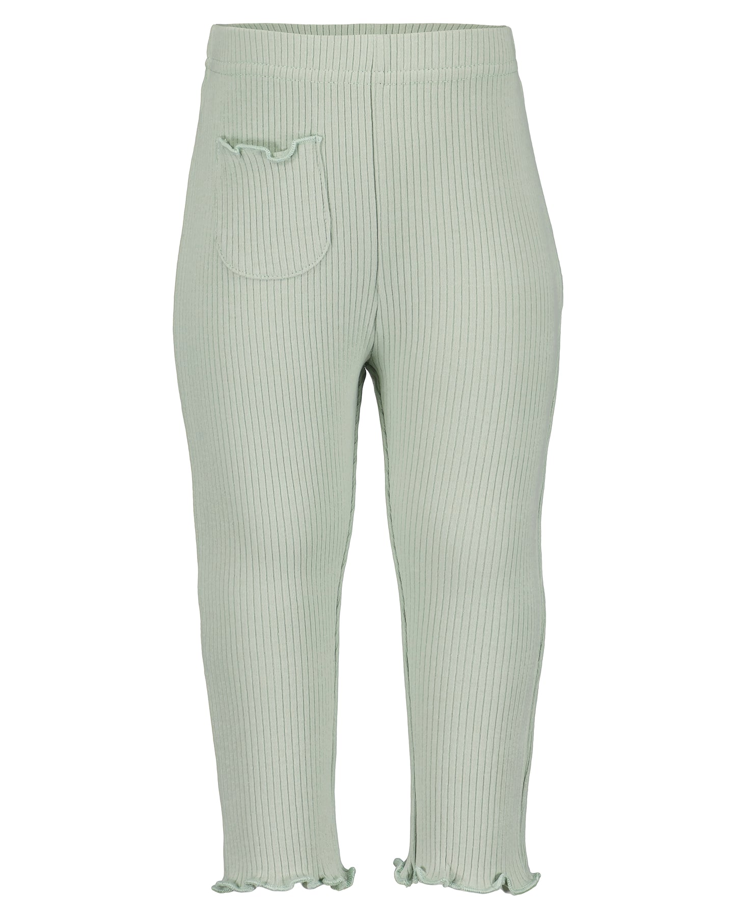 Mint ribbed legging and top set
