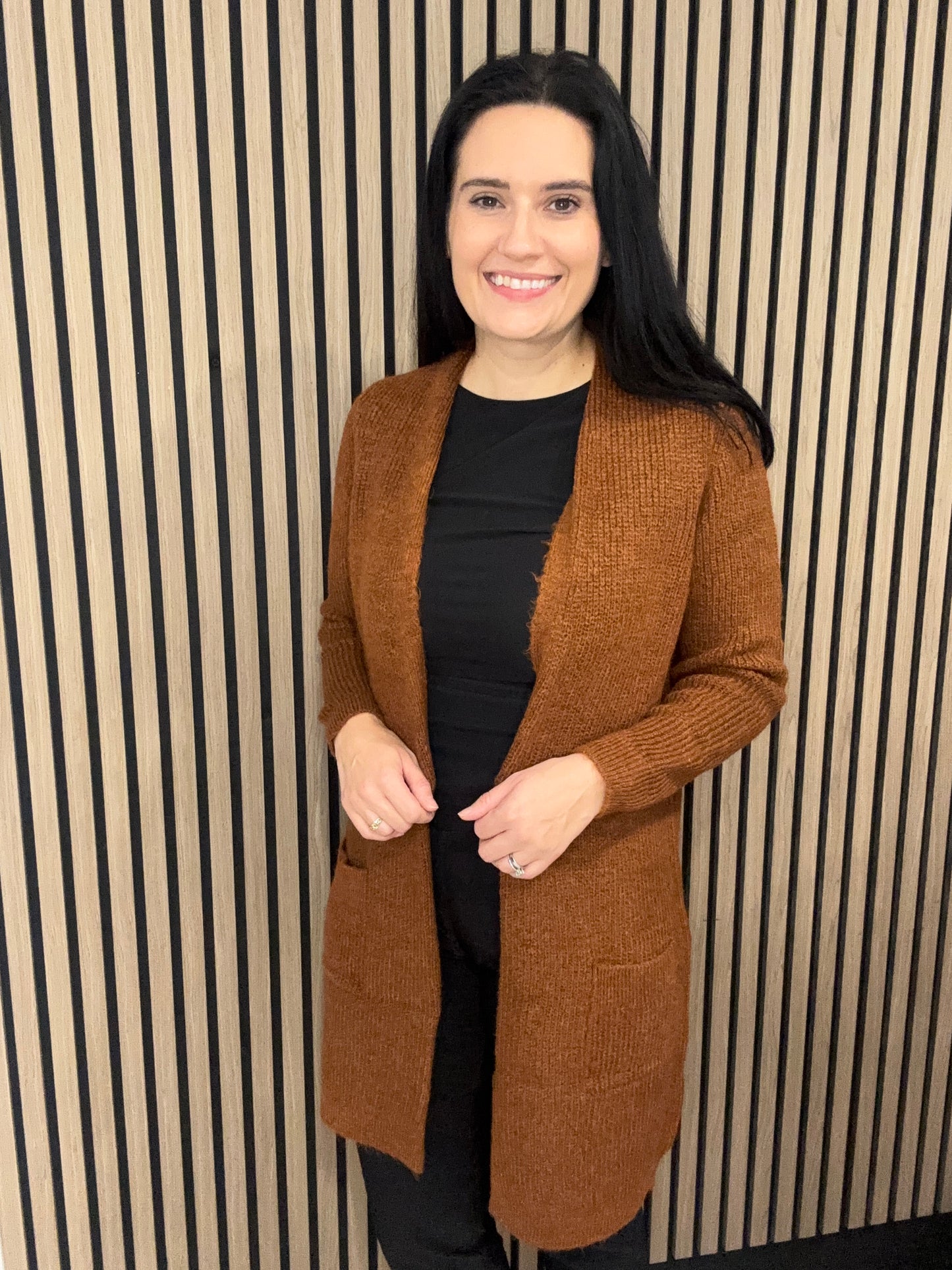 Jade Cardigan - Gingerbread