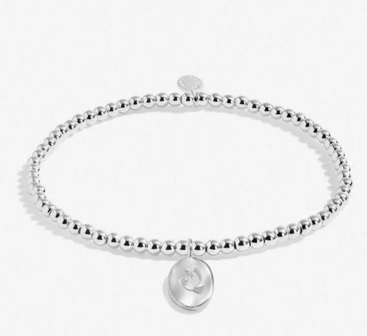 A Little 'Special Thoughts And Prayers' Bracelet In Silver Plating