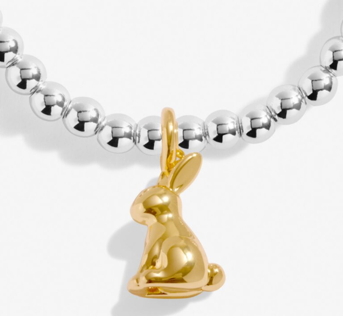 Kids' A Little 'Happy Easter' Bracelet In Silver And Gold Plating