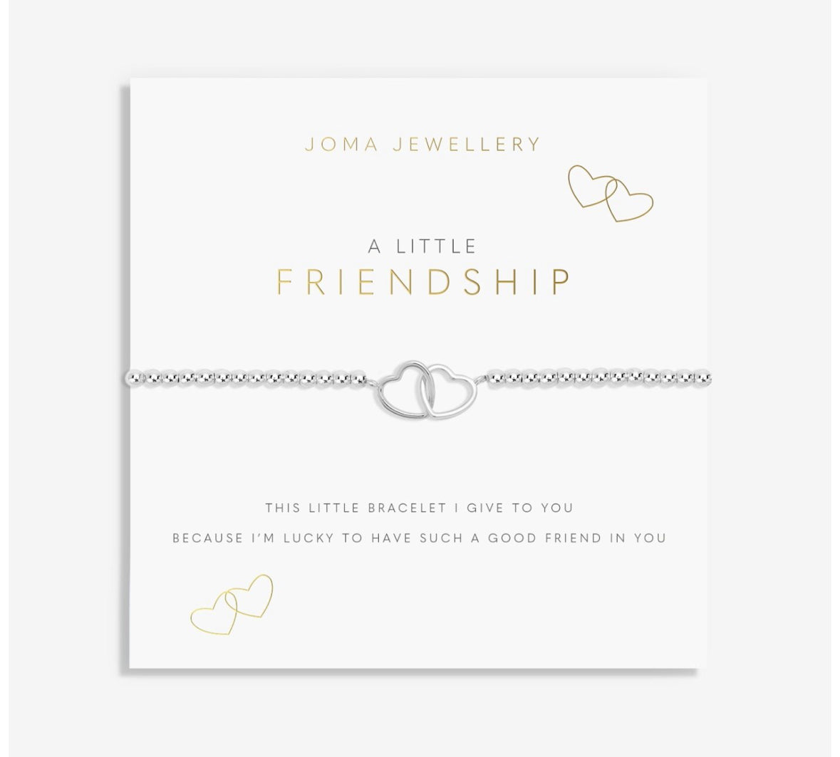 A Little 'Happy Birthday' Bracelet in Silver Plating