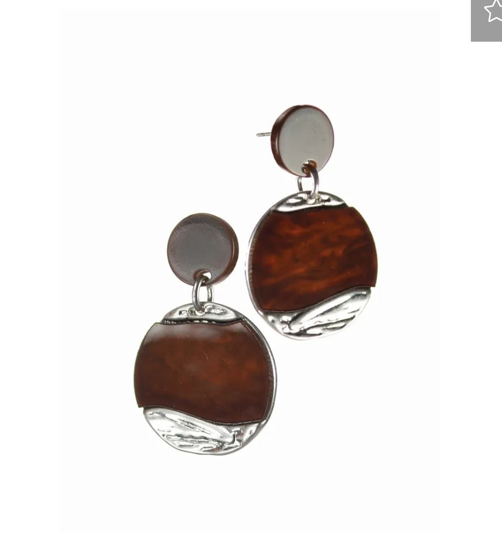 SC271 Penny Moon Drops - Worn Silver/Cocoa