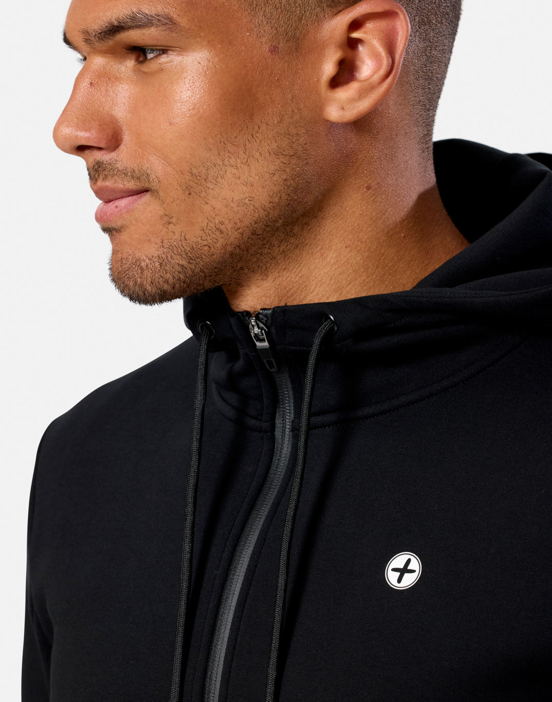 Relentless Full Zip Hoodie in Black