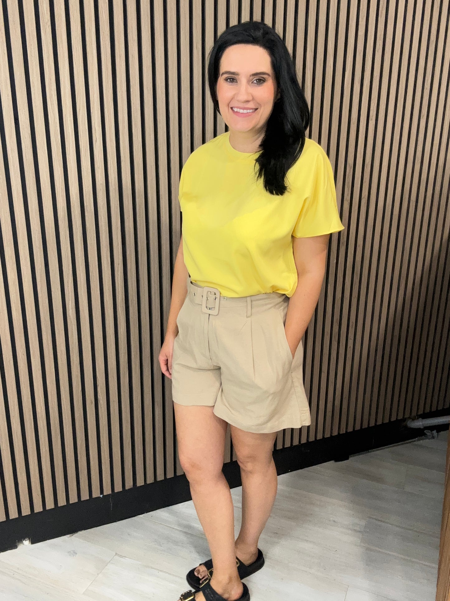 Butter Yellow Crew Top