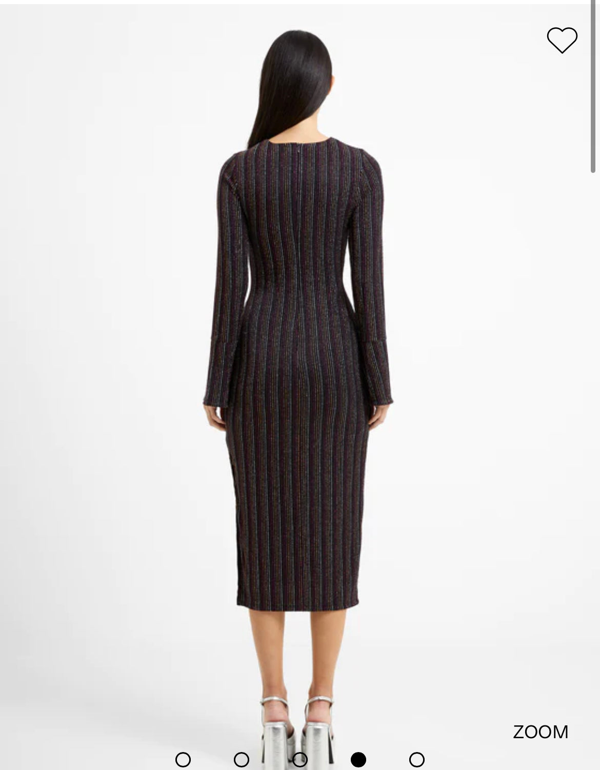Paula Keyhole Midi Dress
