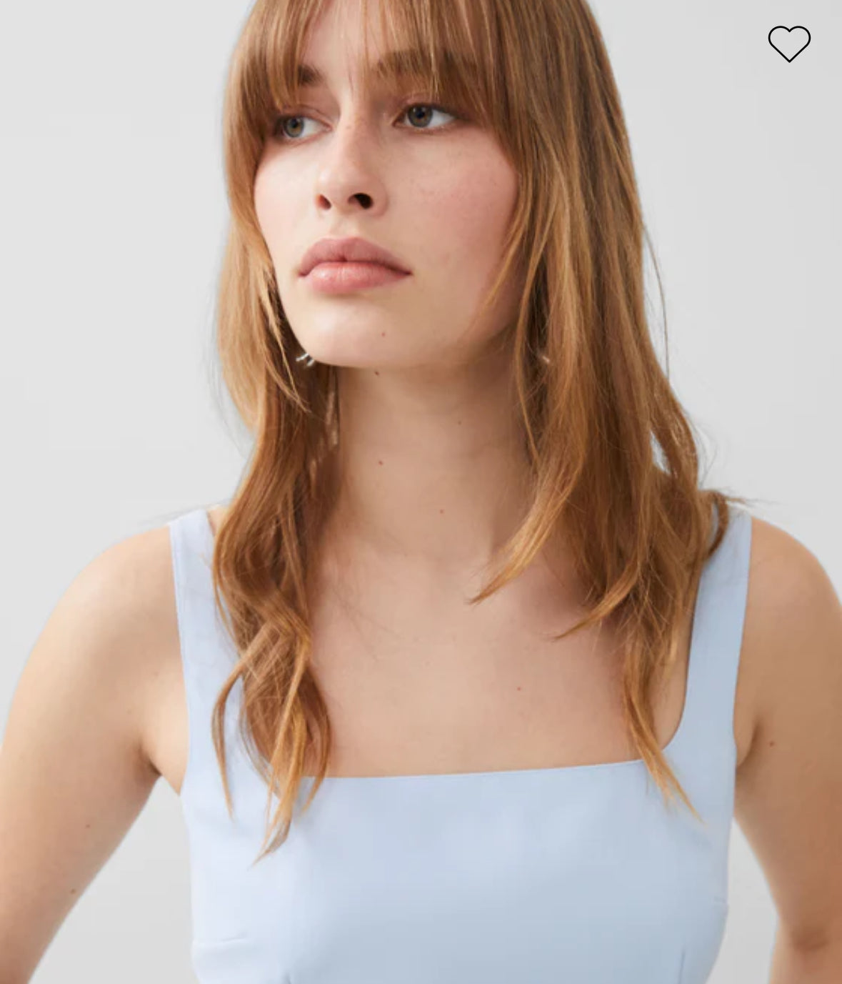 72NZE Harrie Suiting Square Neck Top