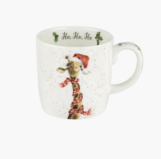 Wrendale Designs Ho Ho Ho Giraffe Mug