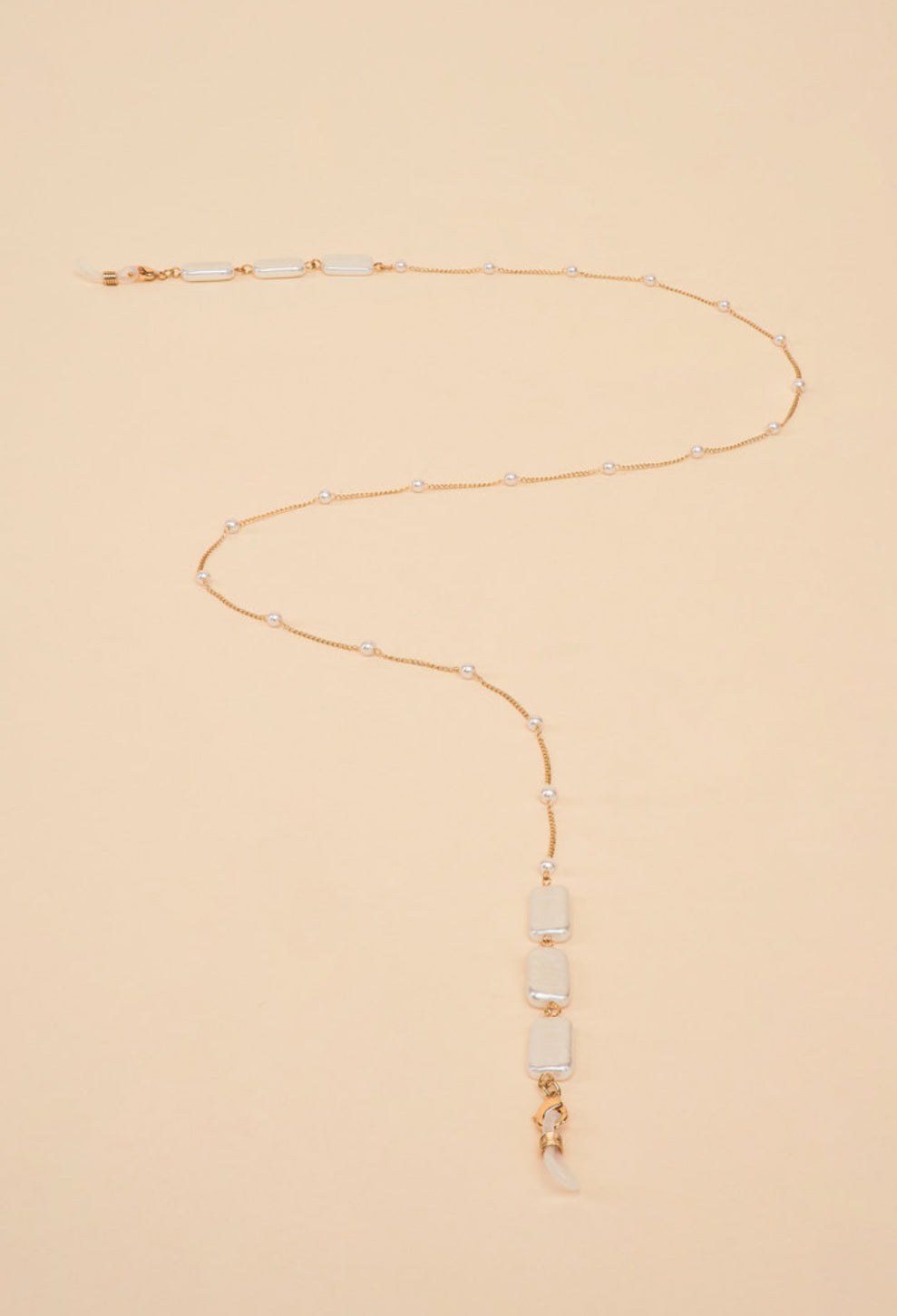 SCH7 Glasses Chain - Delicate Chain in Pearl