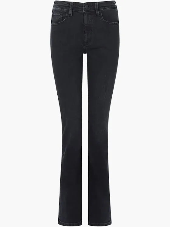 74QZG Stretch Denim Bootcut Full Length Jeans 34 Inch