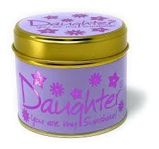 Daughter Scented Candle Tin
