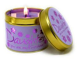 Daughter Scented Candle Tin