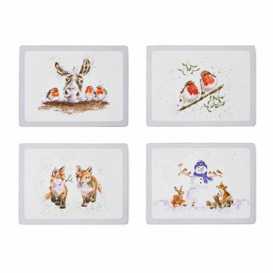 CHRISTMAS ANIMAL LARGE PLACEMATS
