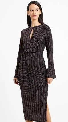 Paula Keyhole Midi Dress