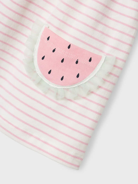 Jabelle water mellon dress and legging set