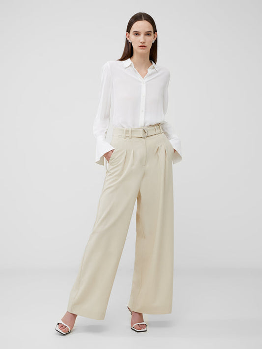 EVERLY SUITING TROUSER OYSTER GREY